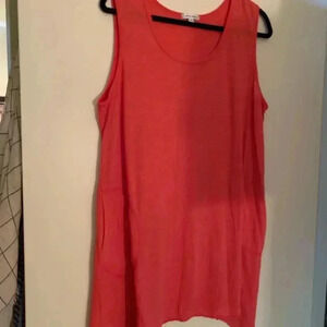 Allen Allen Tank Top with Pockets